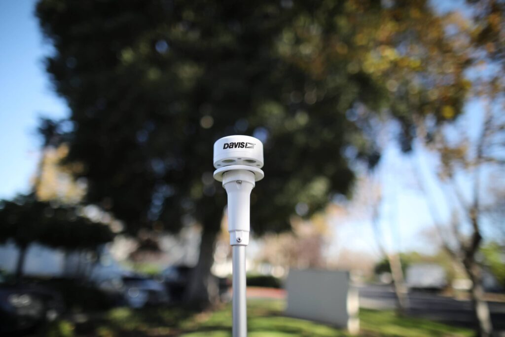 Davis sonic anemometer