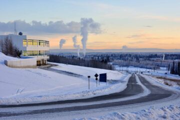 Fairbanks Alaska from the University of Alaska Fairbanks