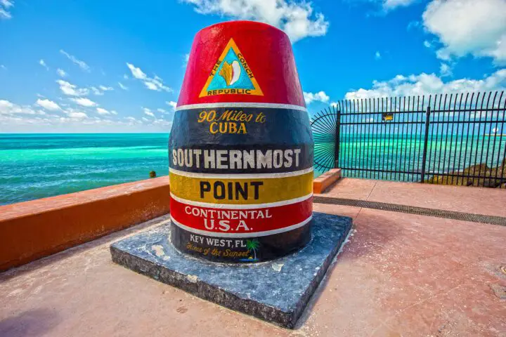 key west warmest us cities