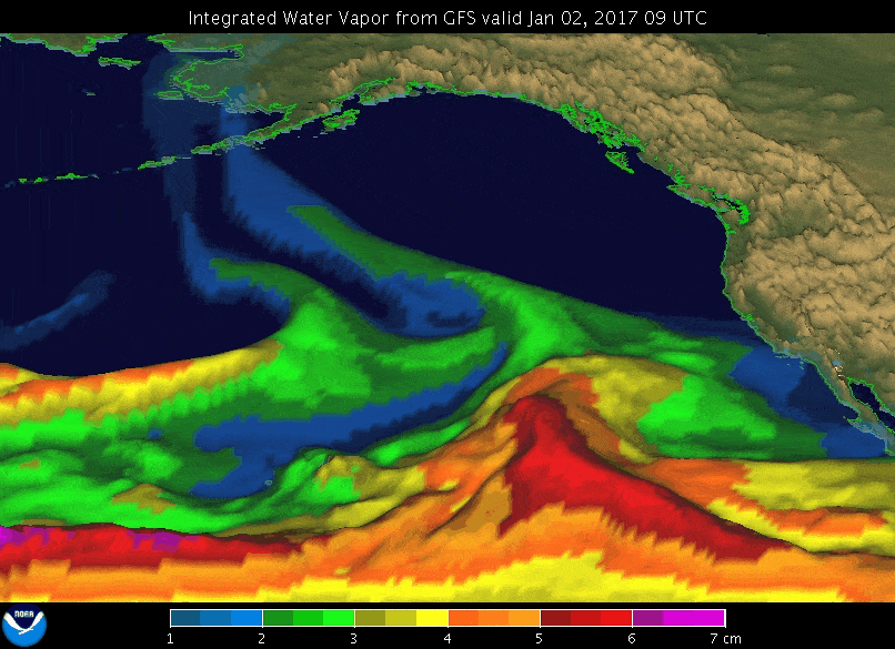 atmospheric river event 2017