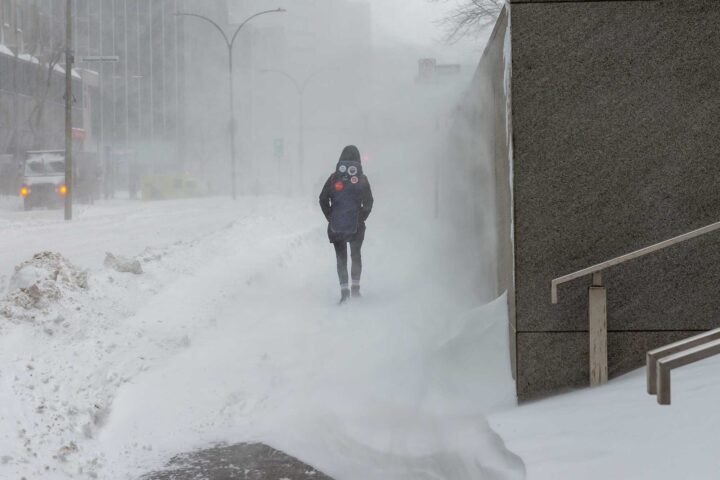 wat is een sneeuwstorm