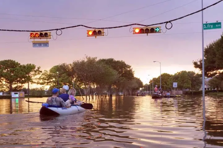 déclaration locale sur l'ouragan harvey