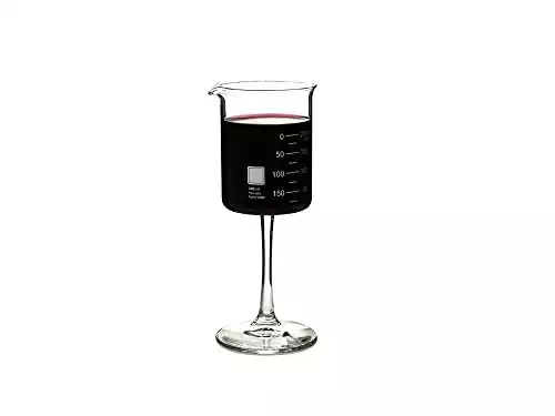 Copa de vino de vaso de vajilla periódica