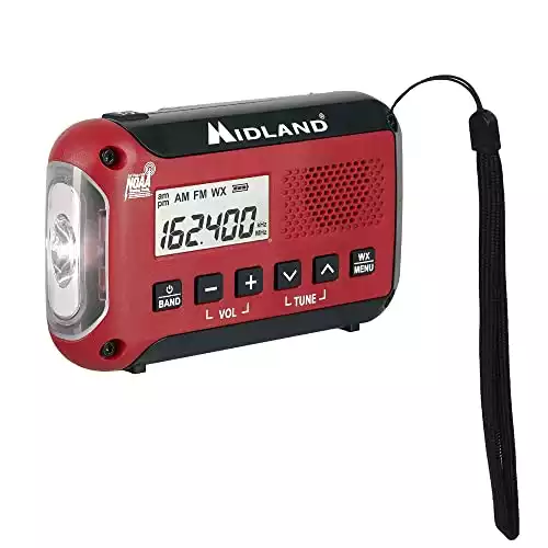 Radio d'alerte d'urgence Midland ER10VP