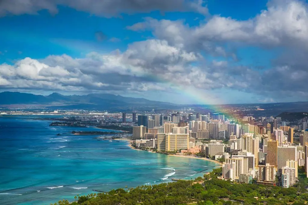 arcobaleno delle hawaii