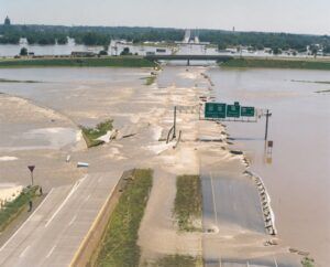 inondation de l'autoroute du missouri 1993