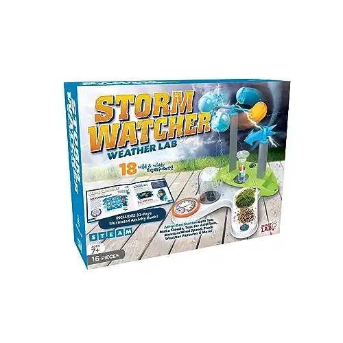 Laboratório meteorológico Storm Watcher da SmartLab Toys
