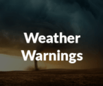 Graphic depicting weather warning alerts