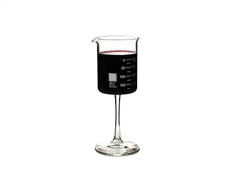 Copo de vinho de copo de vidro Periodic Tableware