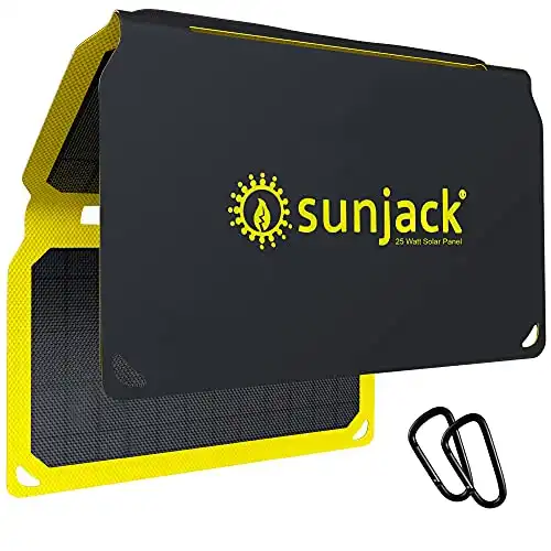 Panel solar plegable SunJack de 25 vatios