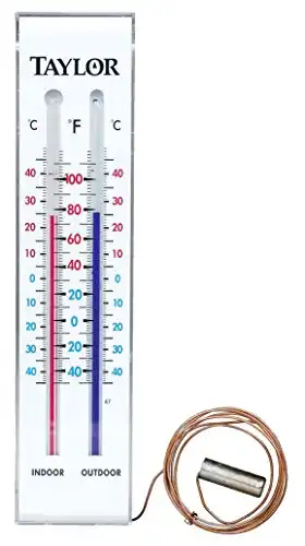 Lirches 12 Indoor Outdoor Thermometer Hygrometer - Premium