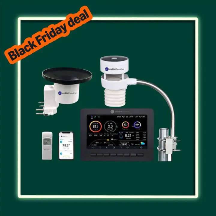 Black Friday weerstation kortingsaanbieding